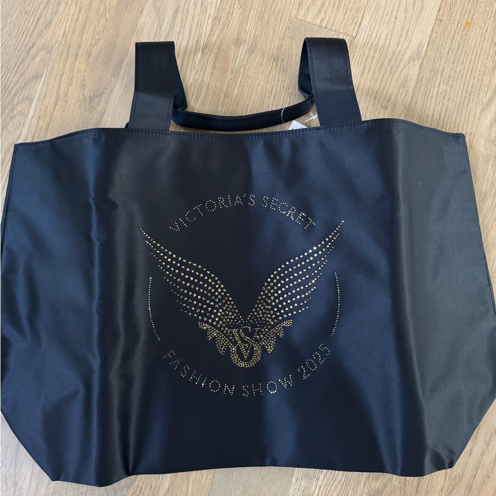 Victoria's Secret Black and Gold Fashion Show Tote